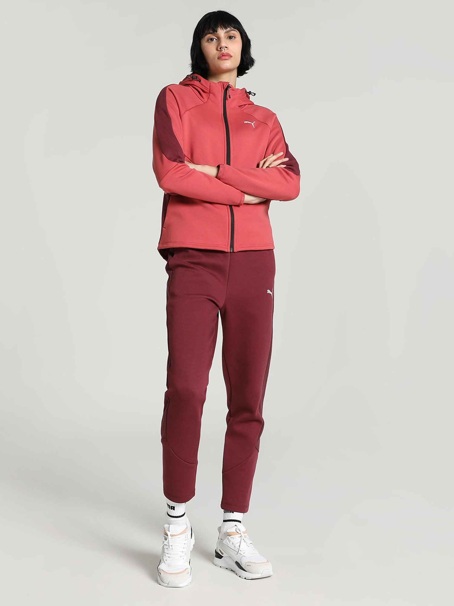 Amante Black Cotton Sports Sweatshirt