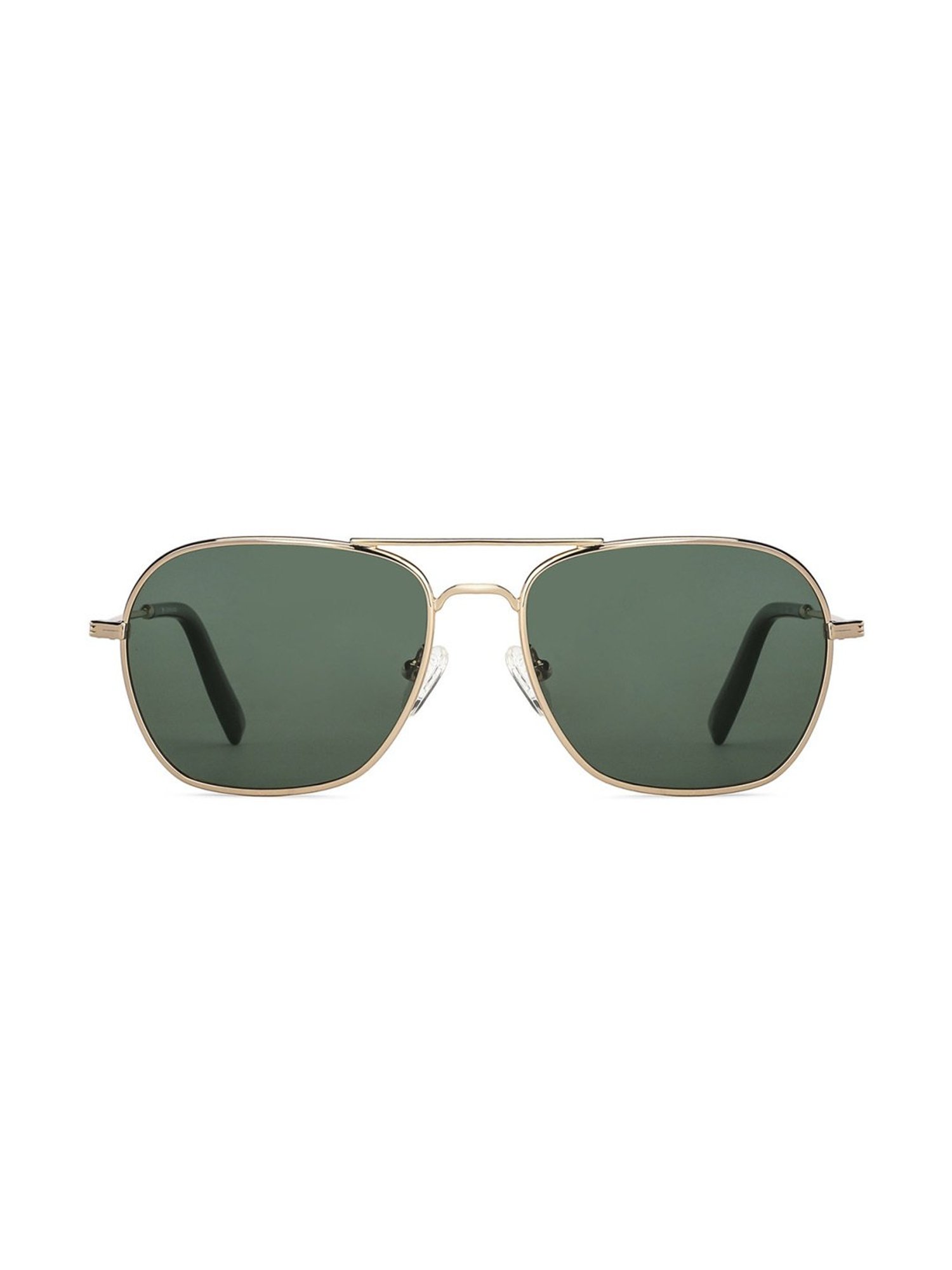 John Jacobs JJ S12808 Green Polarized Square Sunglasses