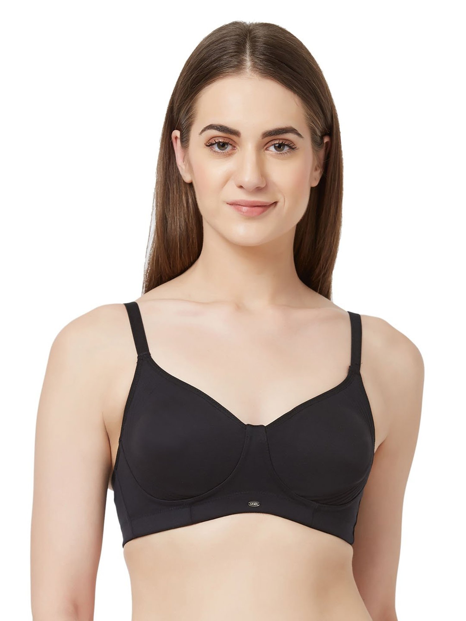 Soie Multicolor Non Wired Non Padded Everyday Bra - (Pack Of 2)
