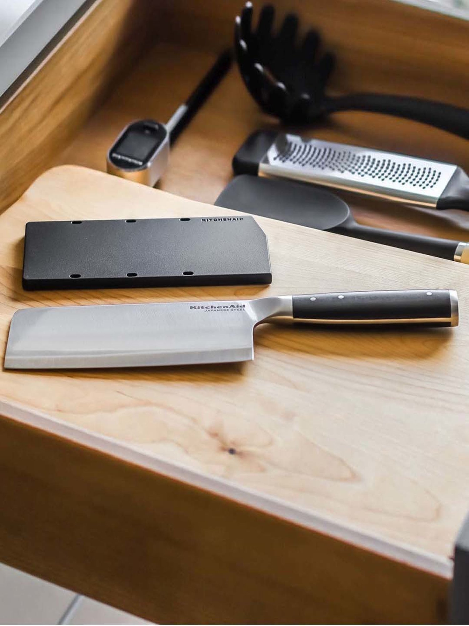 KitchenAid Black Medium Cleaver