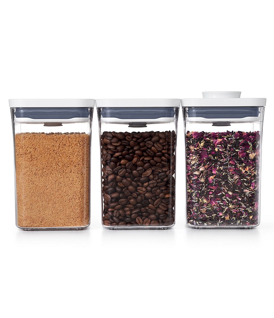 OXO 3-Piece Small Square Short POP Container Set