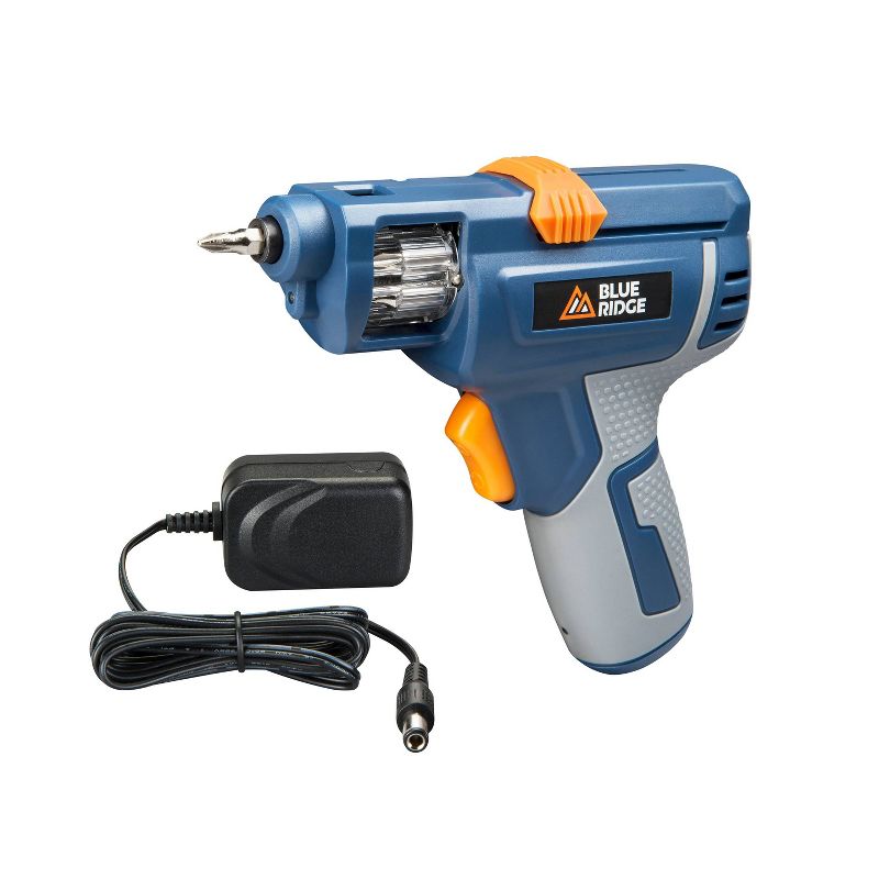 Blue Ridge Tools Rechargeable Screwdriver With Bit Storage