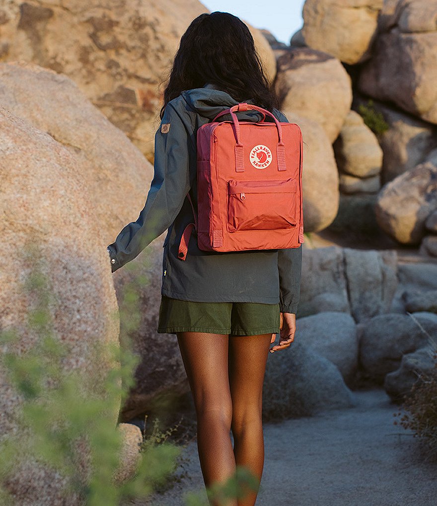 Fjallraven Kanken Water-Resistant Cotton Zipper Convertible Backpack