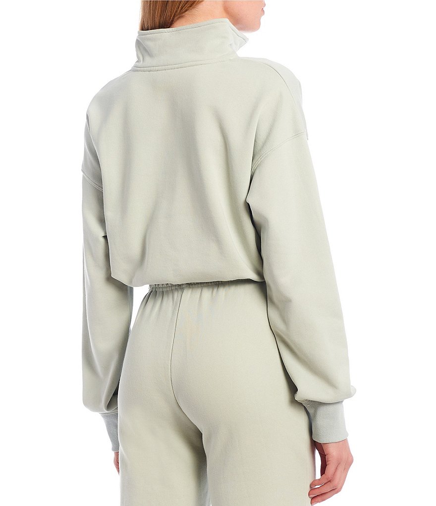 NIA Knit Cinched Quarter-Zip Long Sleeve Coordinating Pullover