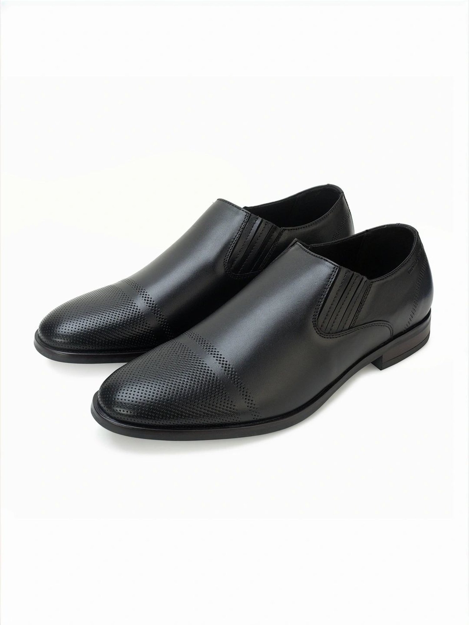 Thomas Crick Men's Black Loafers