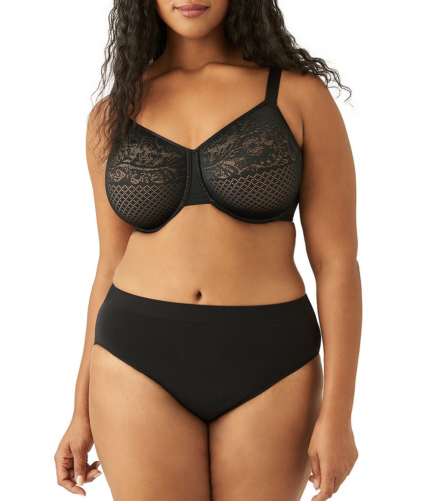 Wacoal Visual Effects Geometric Lace Minimizer Bra