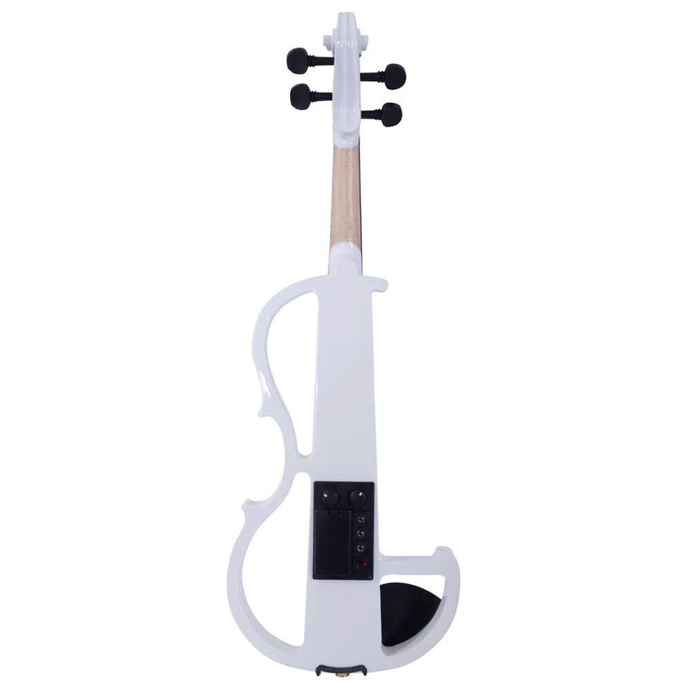 4/4 Electric Violin Set with Case+Bow+Cable+Headphone White High Quality