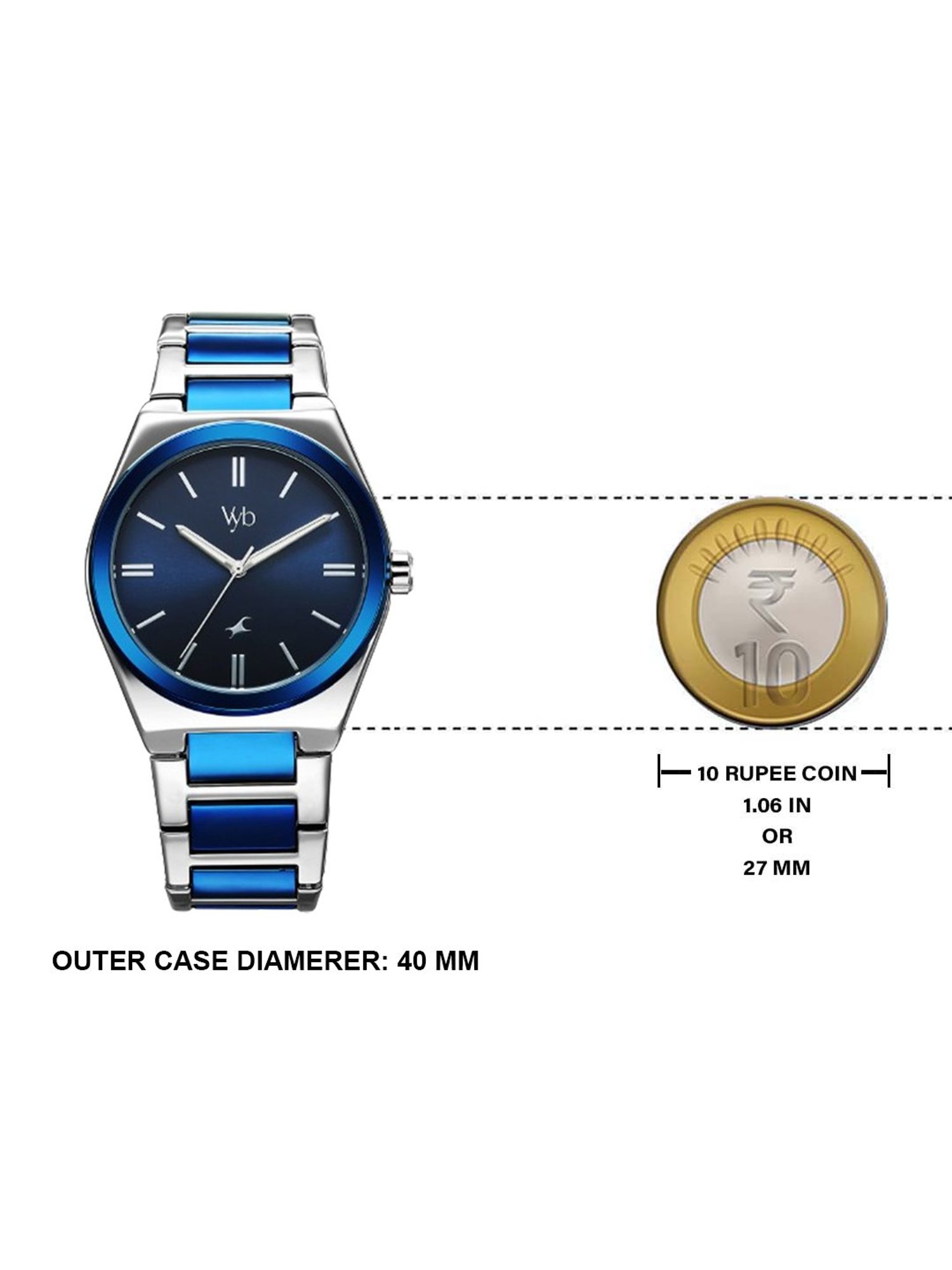 Fastrack Vyb 3.0 FV30010KM01W Analog Watch for Men