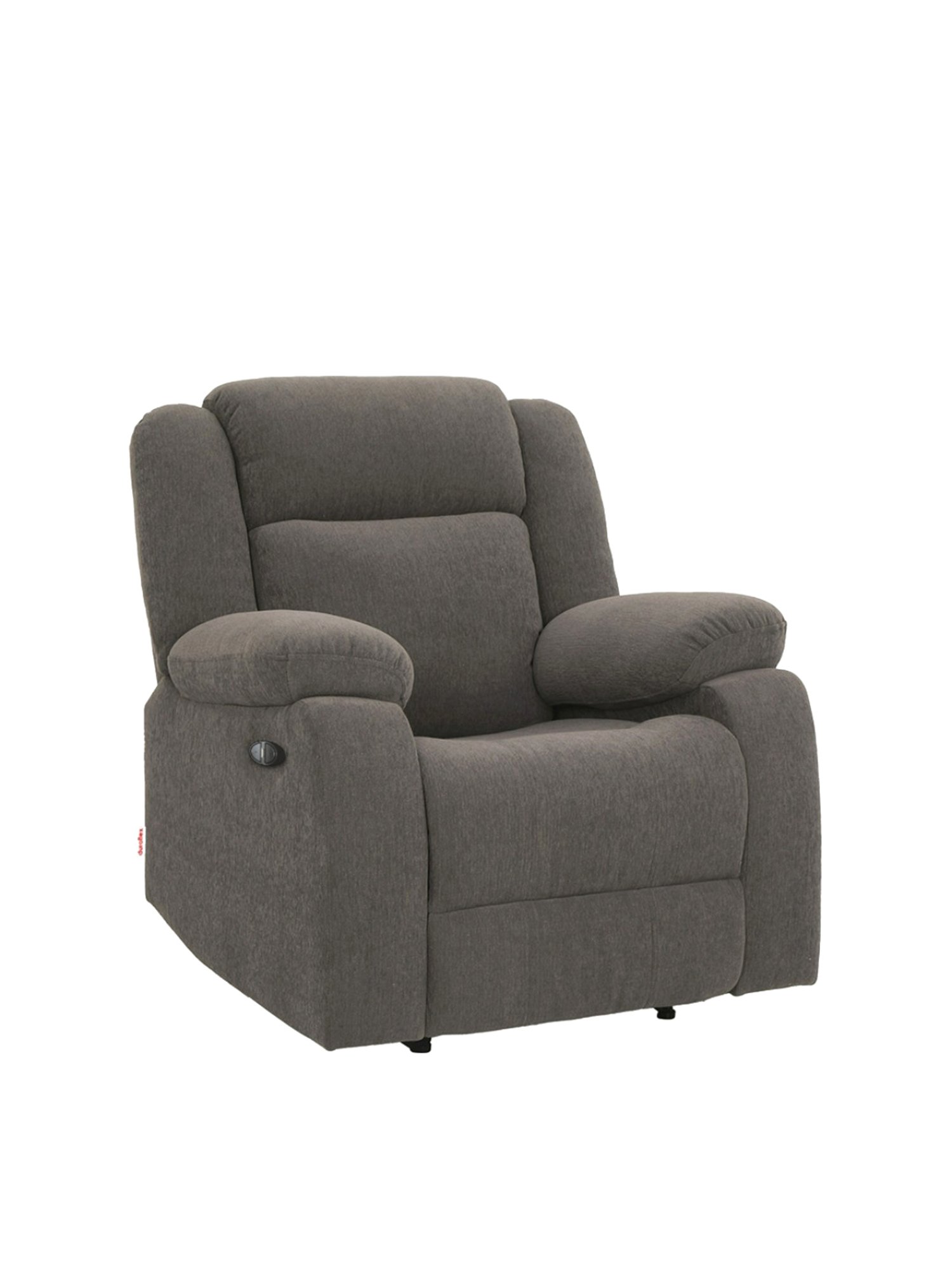 Durian Berry Black Premium Leatherette 2 Seater Sofa