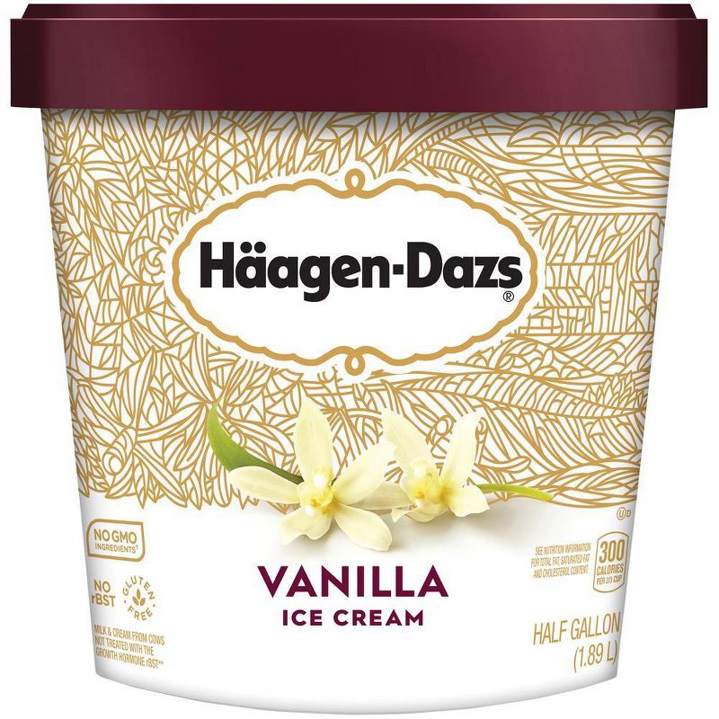 Haagen-Dazs Vanilla Ice Cream - 64oz