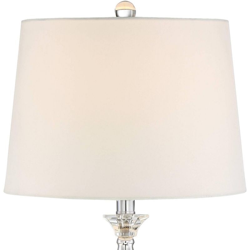 Vienna Full Spectrum Jolie Crystal Table Lamps Set of 2 with Table Top Dimmers