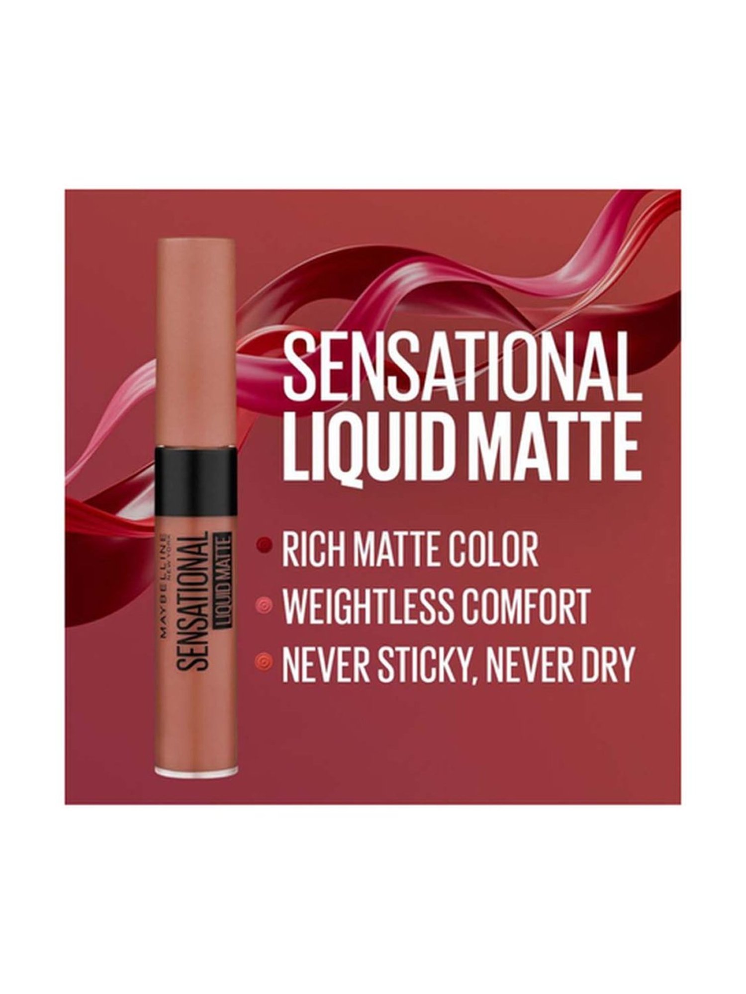 Maybelline New York Sensational Liquid Matte - Bare It All,7ml