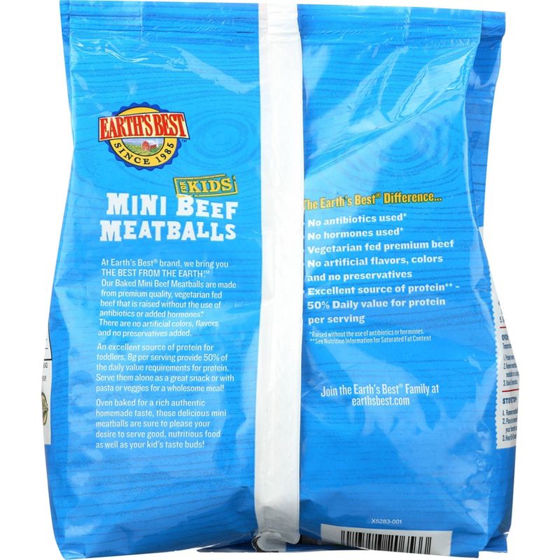 Earth's Best Baked Mini Beef Meatballs - Frozen - 26oz