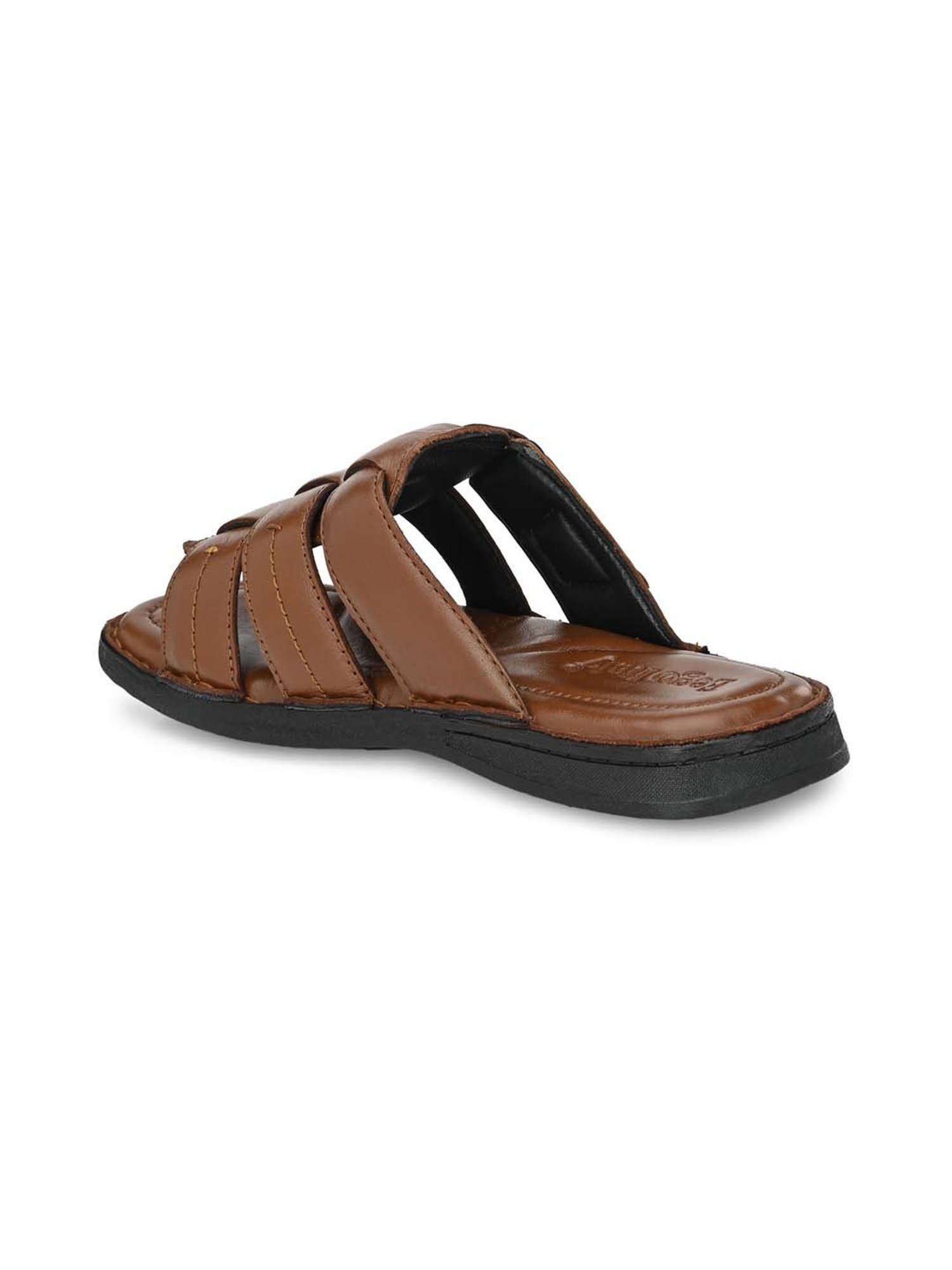 Eego Italy Men's Brown Casual Sandals