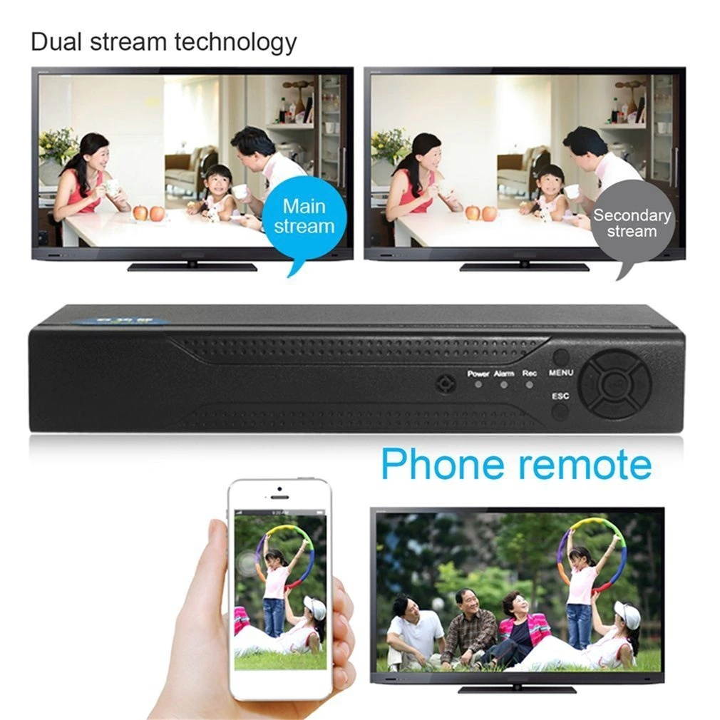 4/8 Channels 1080P H.264 DVR Monitor Security NVR 960H Recorder DVR P2P Hard Disk Video Recorder Digital Analog 1 Machine 3 Uses