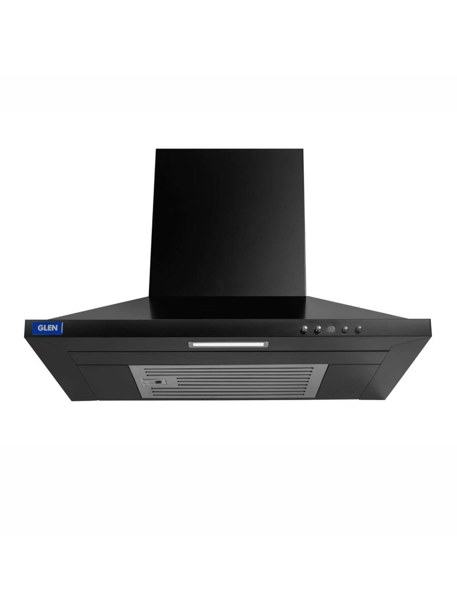 Glen CH6049INBLK60BF 1100CMH 60cm Wall Mounted Chimney (Black)