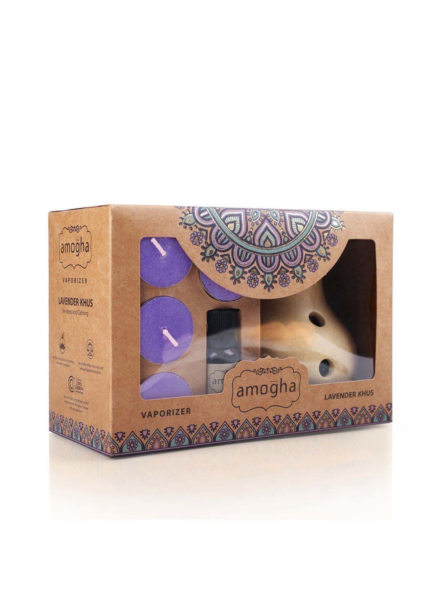 Fabindia Home Yavana Brown Ceramic Incense Holder