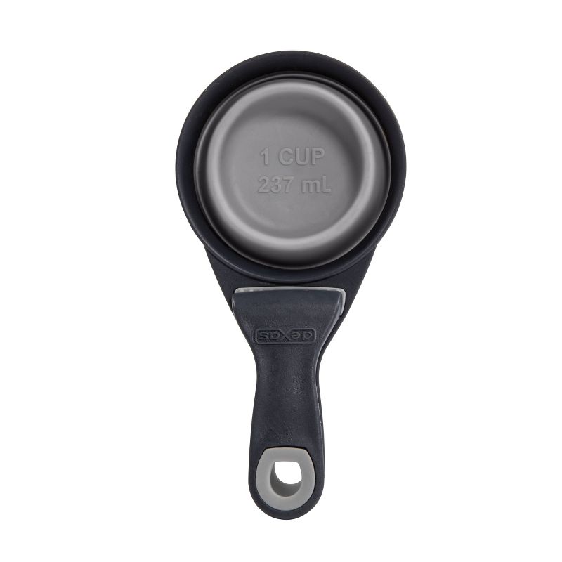 Dexas Collapsible Klip Scoop 1 Cup - Gray
