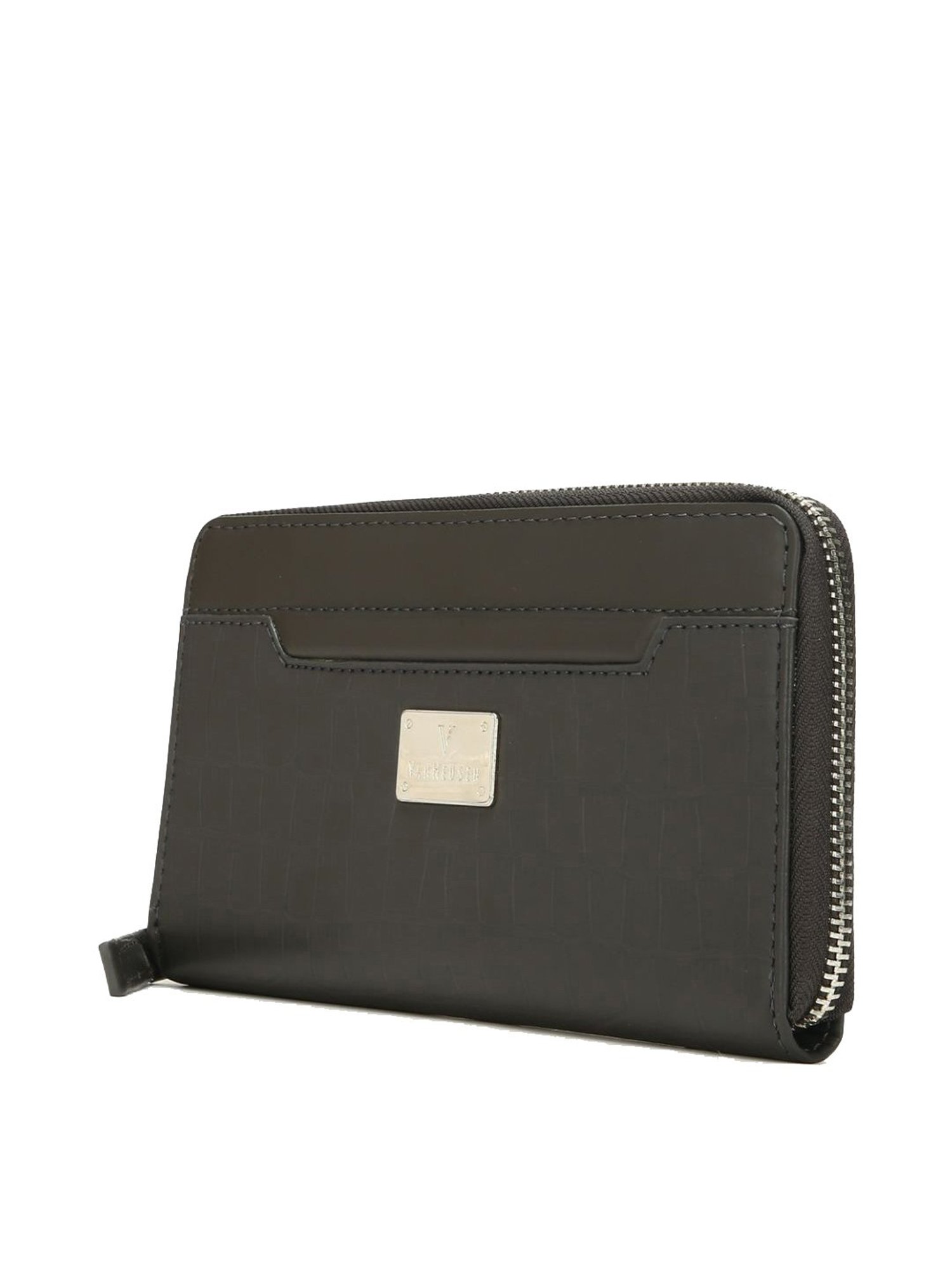 Van Heusen Olive Textured Zip Around Wallet for Women