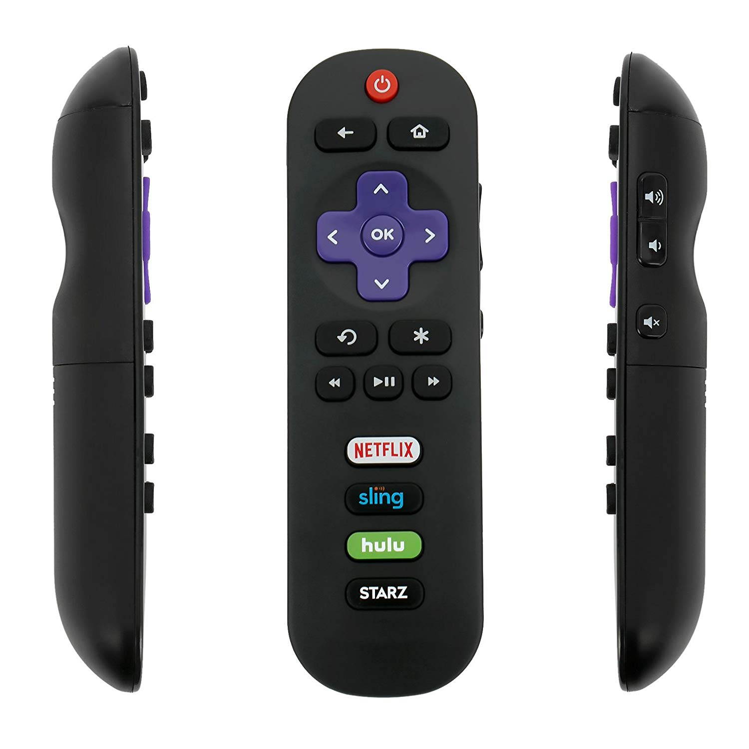 TCL RC280 Roku Remote Control w/ Netflix Sling Hulu Starz