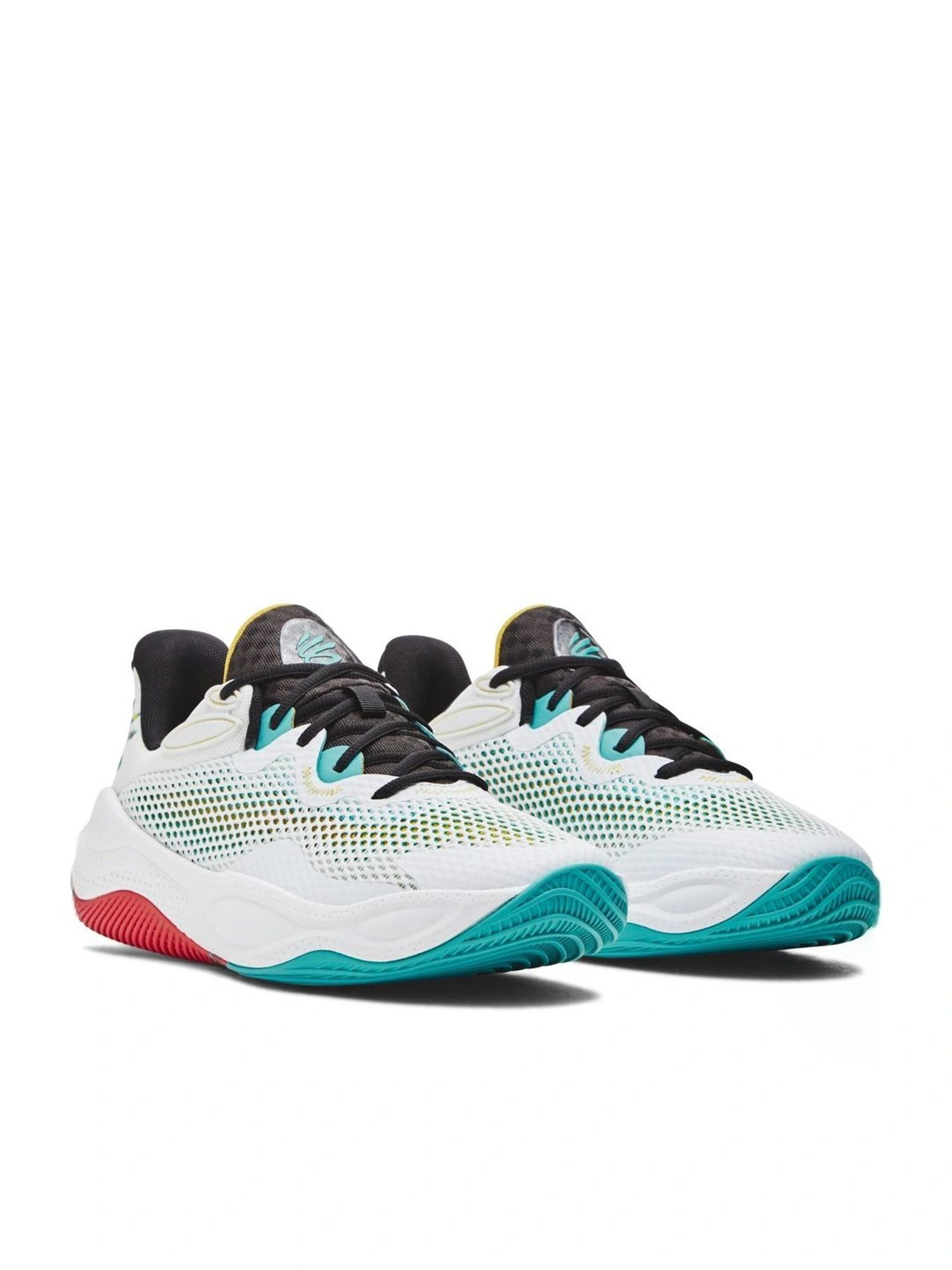 Under Armour Men's CURRY SPLASH 24 AP White Running Shoes