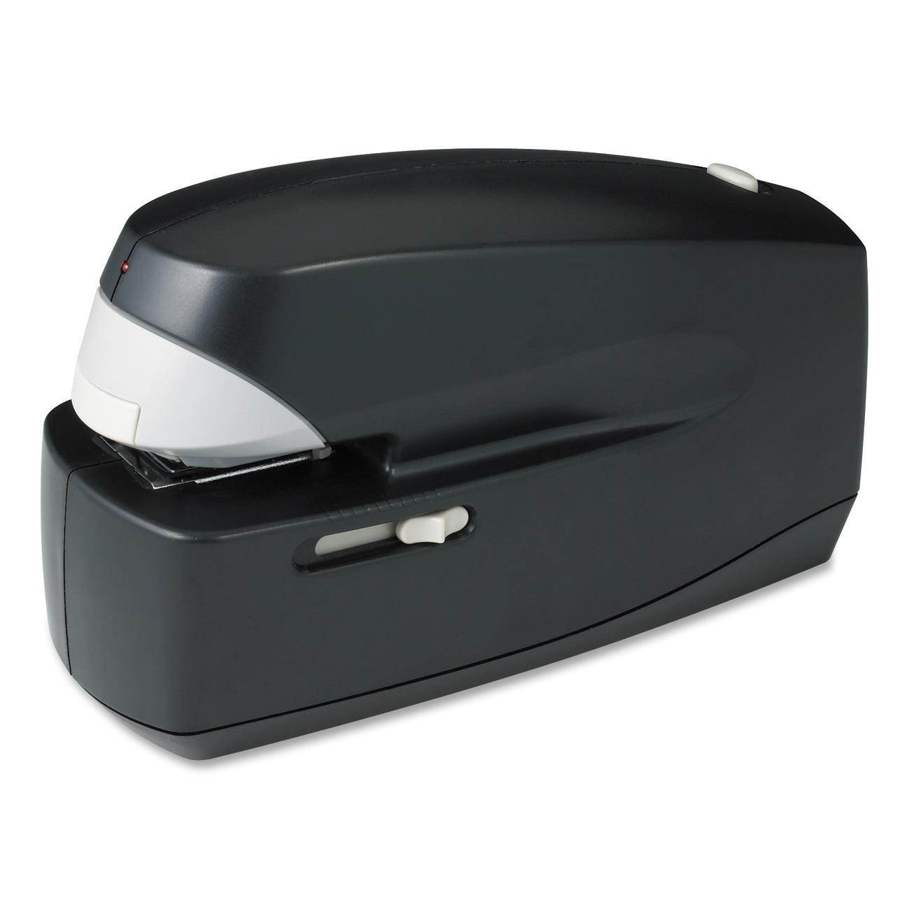 Business Source Electric Stapler 25 Sht/210 Cap. 35mm Throat Black 62829
