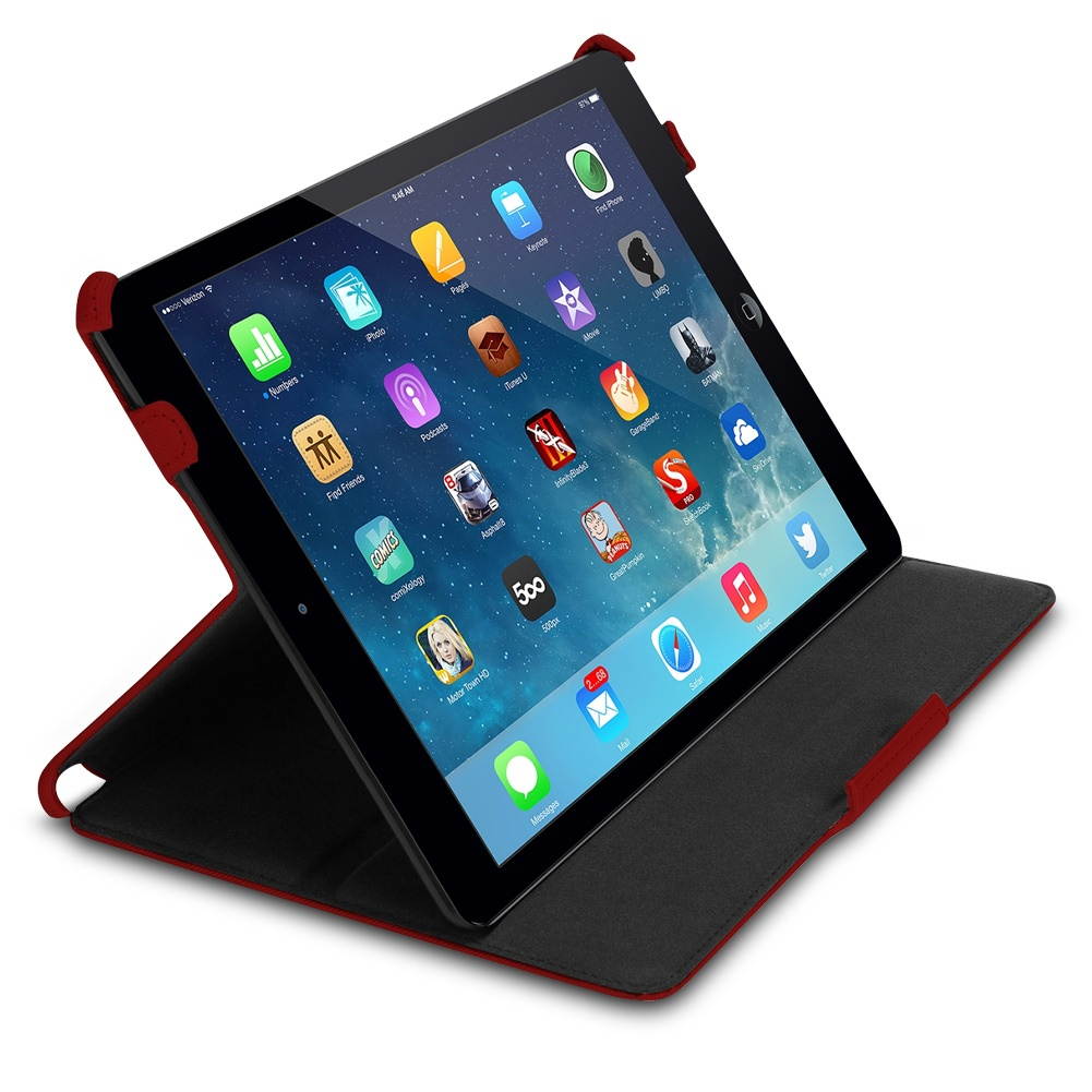 Targus Ultra Twill Vuscape Case for iPad Air, Red