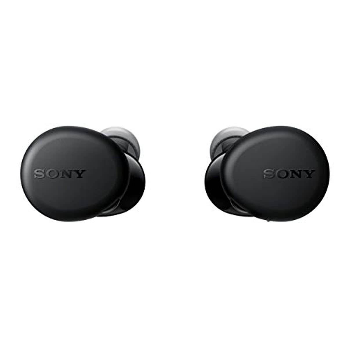 Sony WF-XB700 True Wireless Earbuds with Extra BASS (Black) with Knox Gear Earphone Case for Sony WF-SP800 and WF-XB700 True Wireless Earbuds Bundle (2 Items)