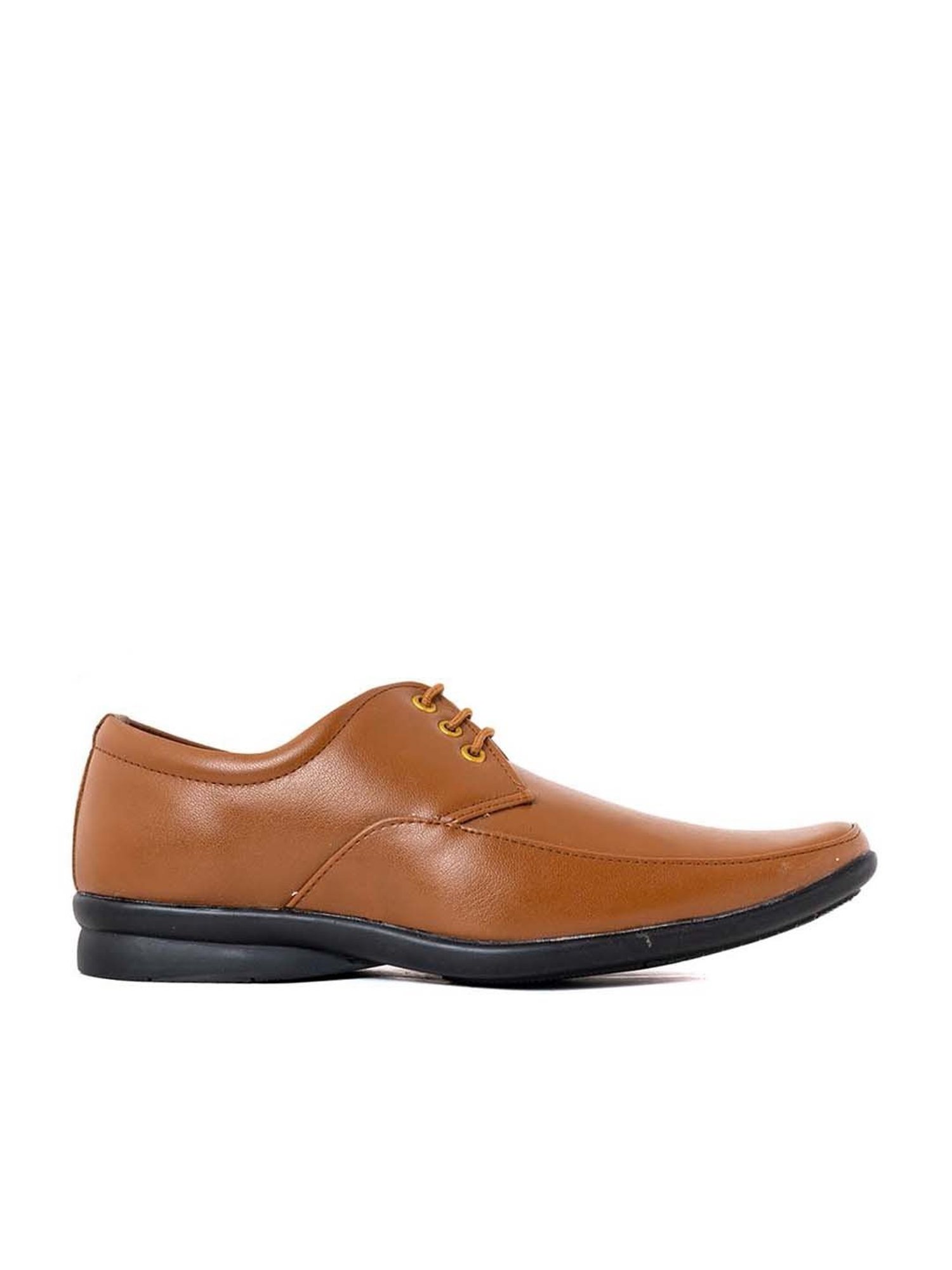 Dunford by Khadims Men's Brown Derby Shoes