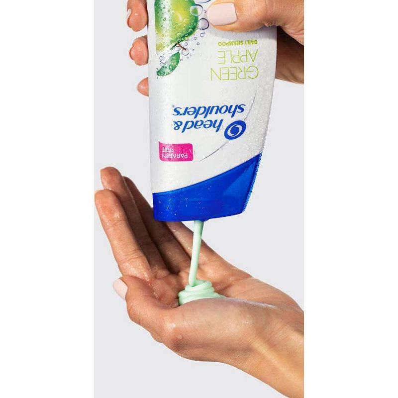Head and Shoulders Green Apple Daily-Use Anti-Dandruff Paraben Free Shampoo, 32.1 fl oz