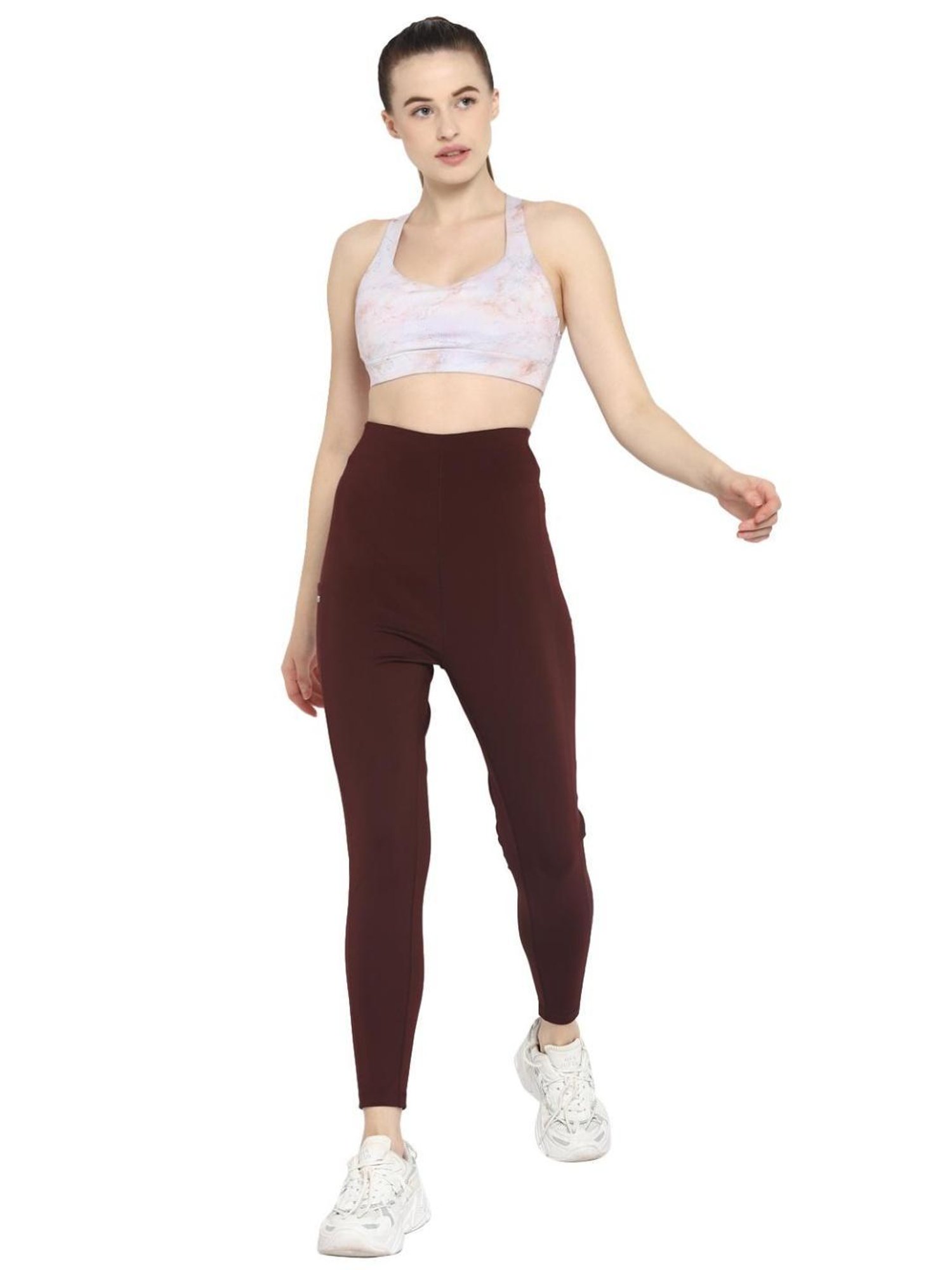 OFF LIMITS Maroon Tights