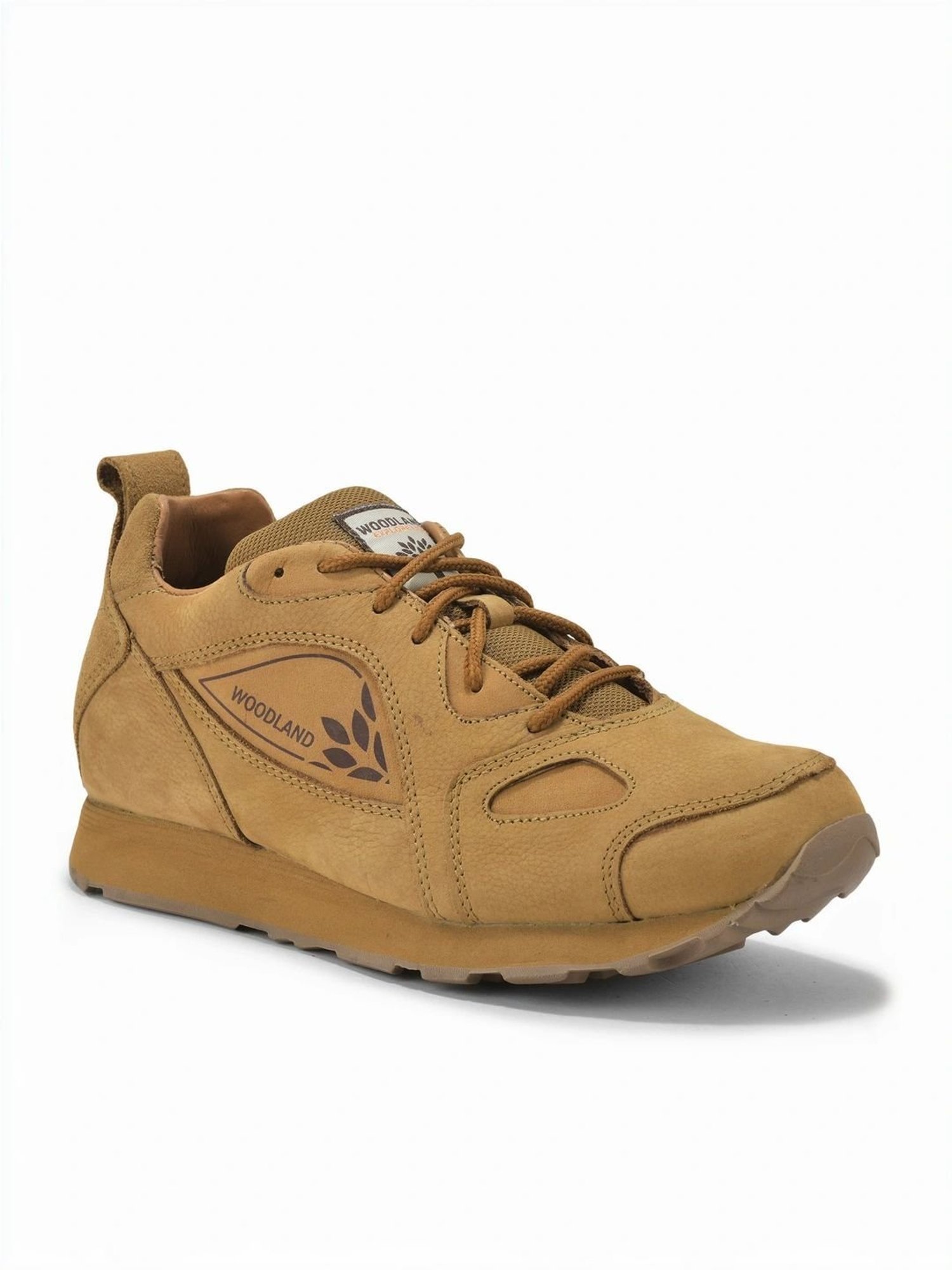 Woodland Men's Camel Casual Sneakers