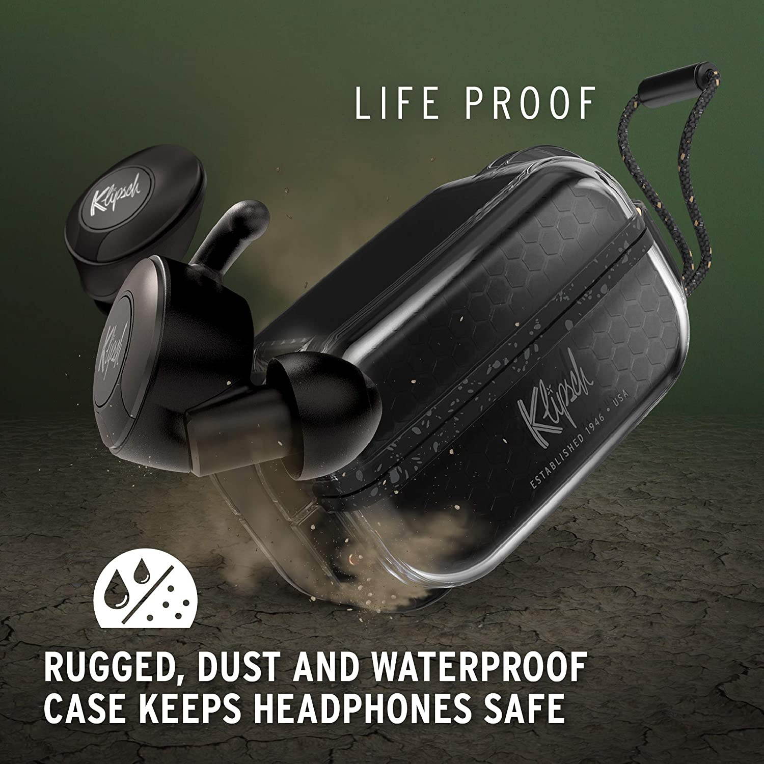 Klipsch T5 II True Wireless Sport Earphones Black