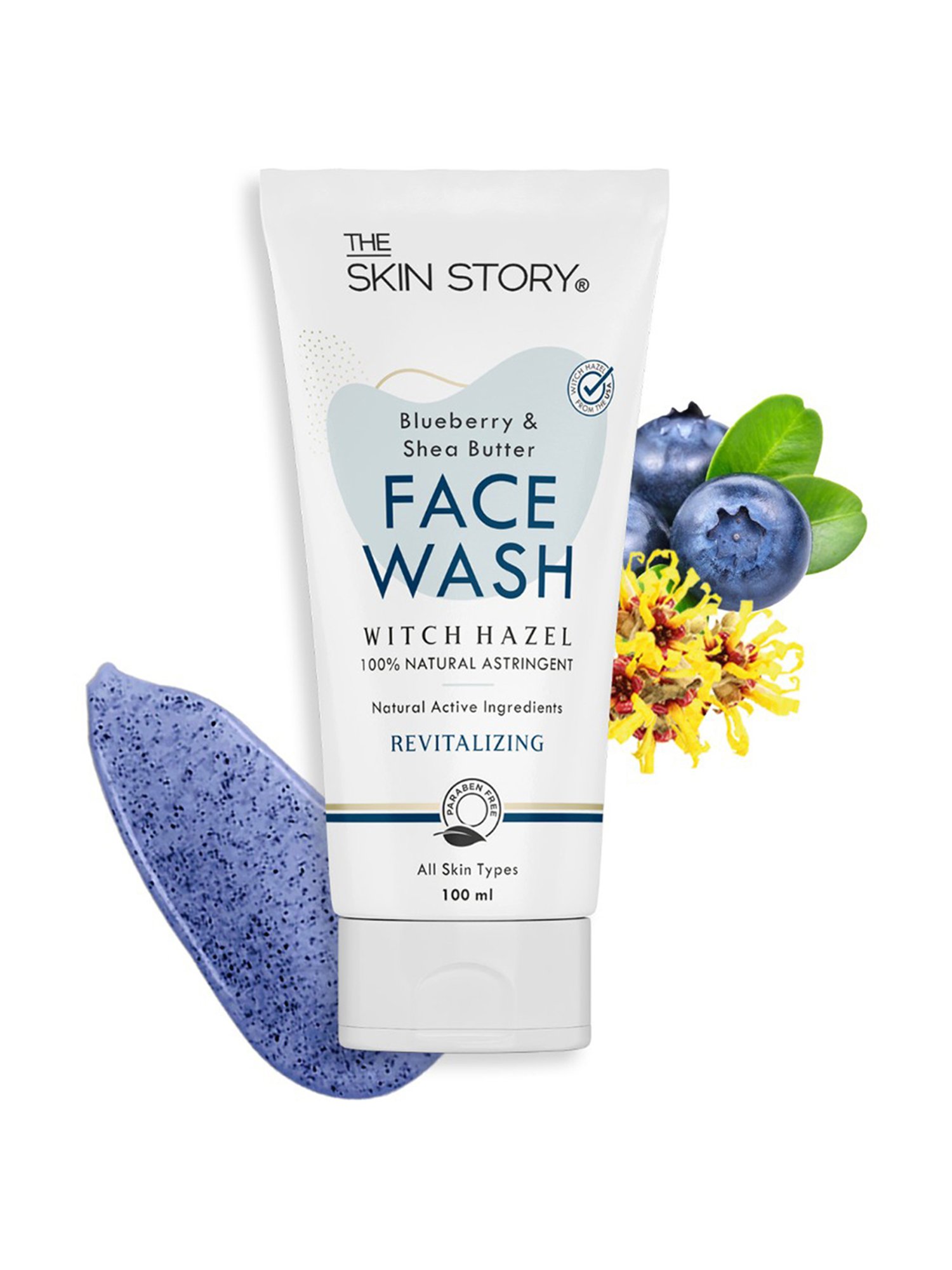 The Skin Story Blueberry & Shea Butter Revitalizing Face Wash - 100 ml