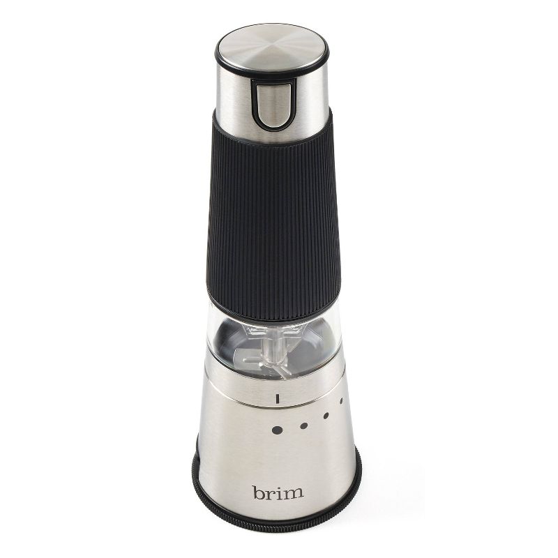 Brim Electric Handheld Coffee Grinder - Silver