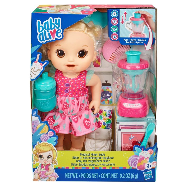 Baby Alive Magical Mixer Baby Doll - Strawberry Shake