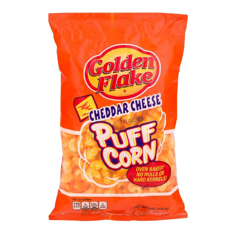 Golden Flake Cheddar Cheese Puff Corn - 7oz