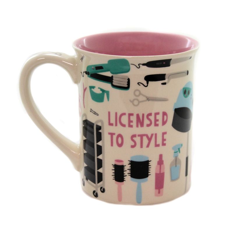Tabletop 4.5" Stylist Mug Beautician Enesco  -  Drinkware