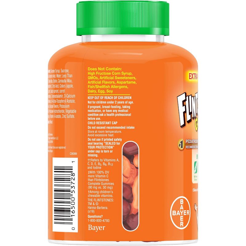 Flintstones Children's Multivitamin Plus Immunity Support Gummies - Cherry, Raspberry & Orange - 150ct
