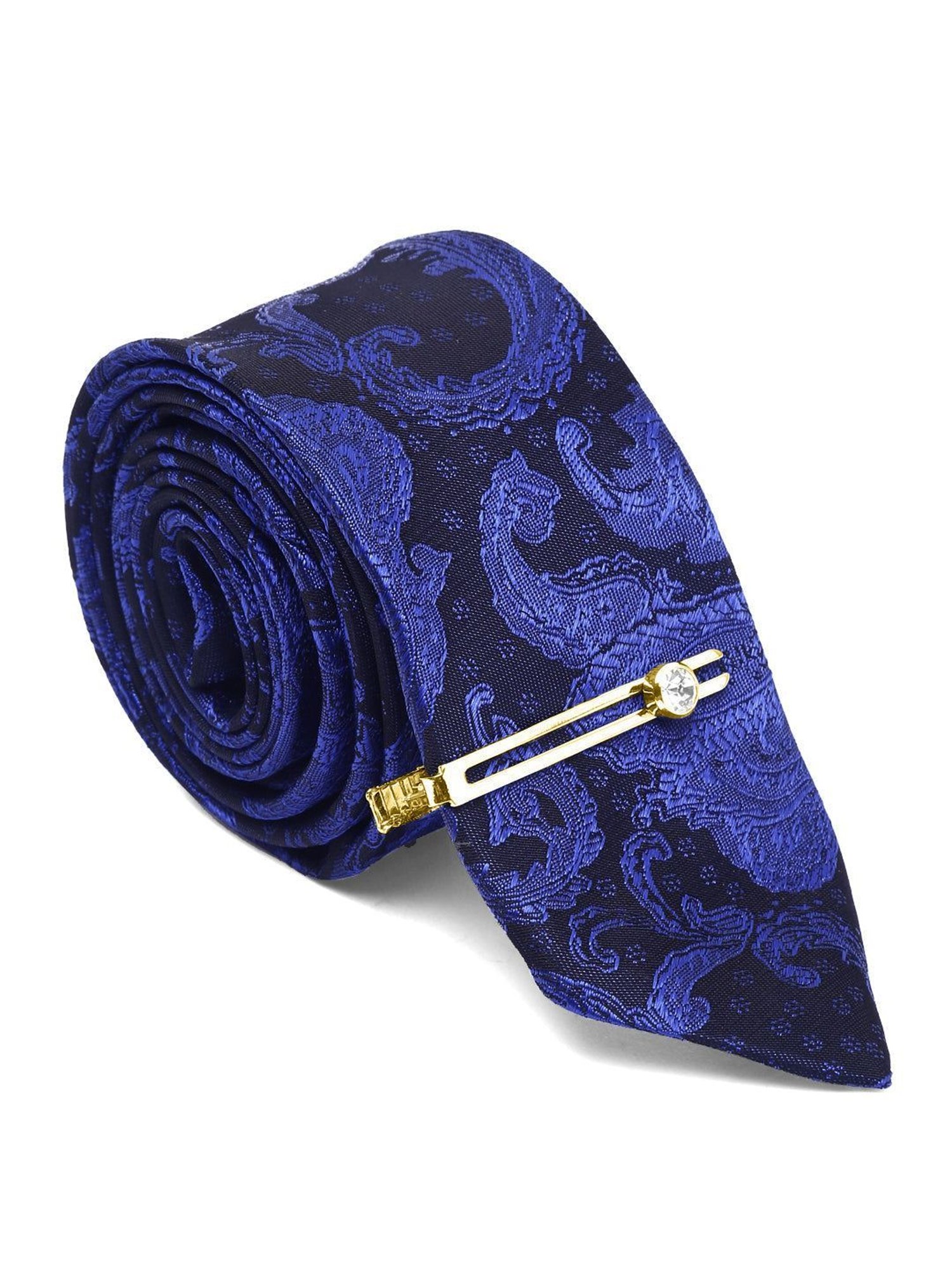 Louis Stitch Blue Printed Necktie Gift Set - Set of 3