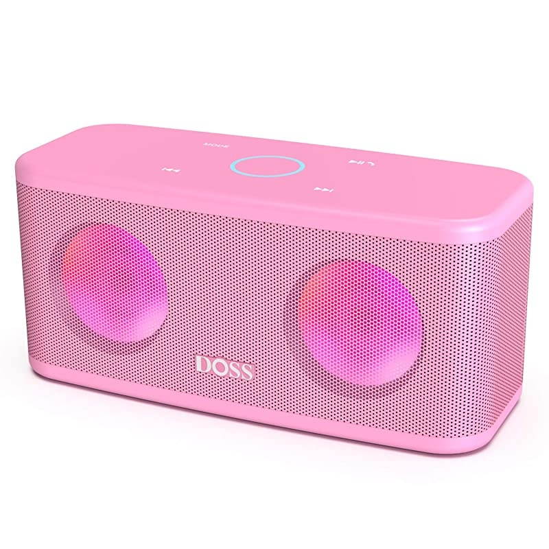 Bluetooth Speakers,  SoundBox Plus Portable Wireless Bluetooth Speaker with 16W HD Sound and Deep Bass, Wireless Stereo Pairing, 20H Playtime, Wireless Speaker for Home, Outdoor, Travel -Black