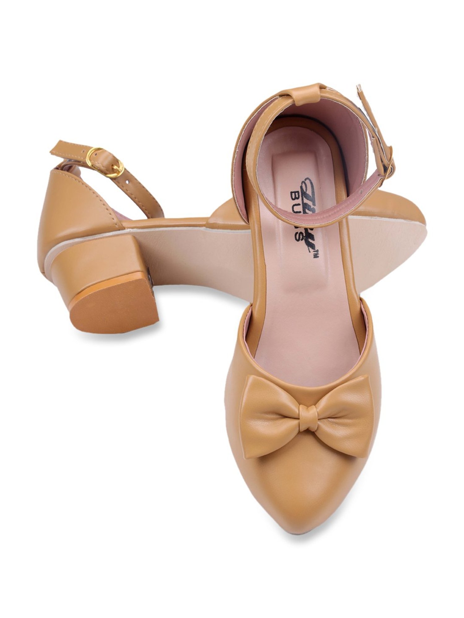 Tiny Bugs Kids Tan Ankle Strap Sandals