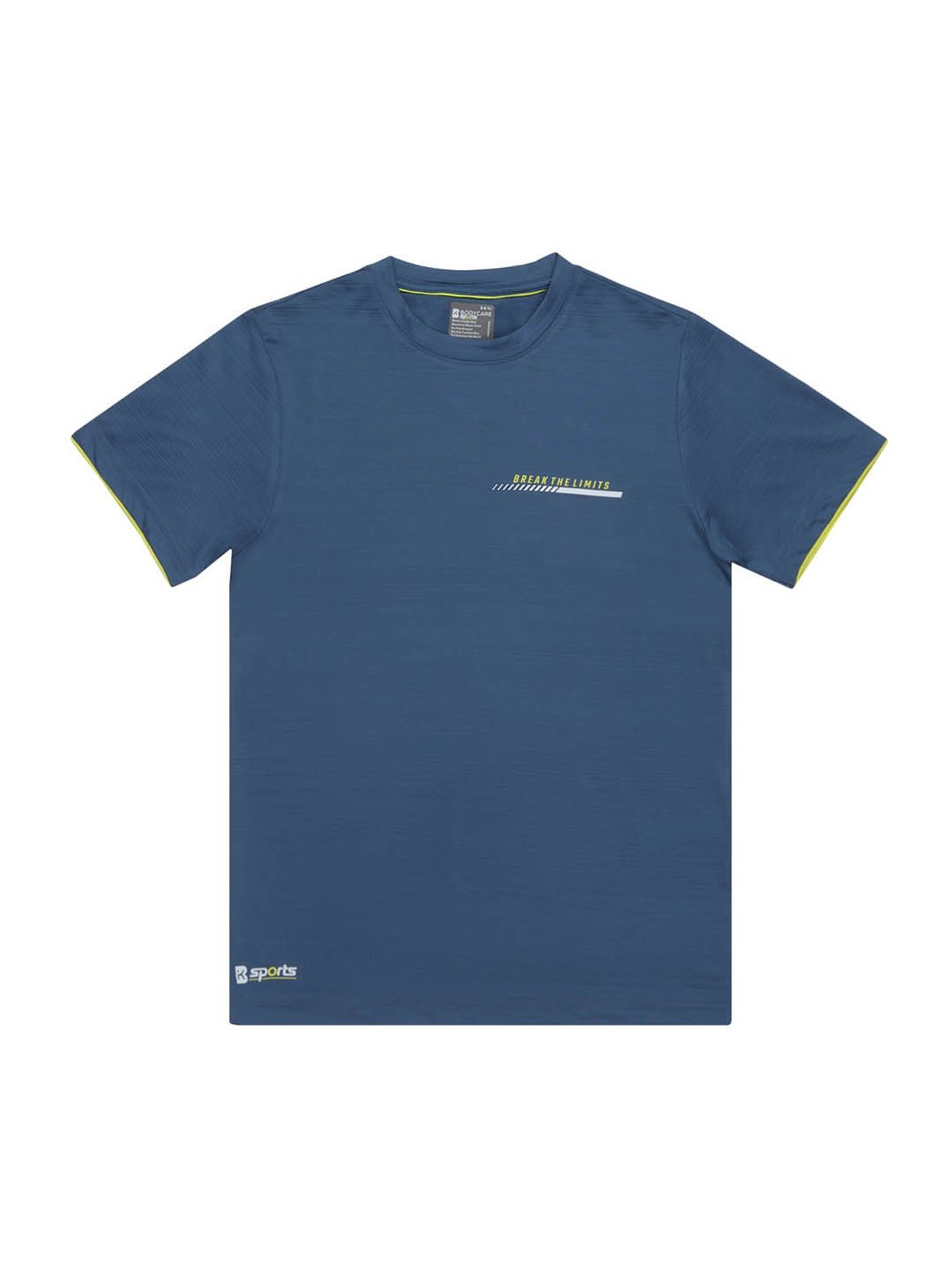 Bodycare Kids Blue Solid T-Shirt