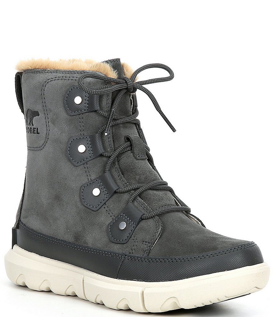 Sorel Explorer II Joan Waterproof Suede Booties