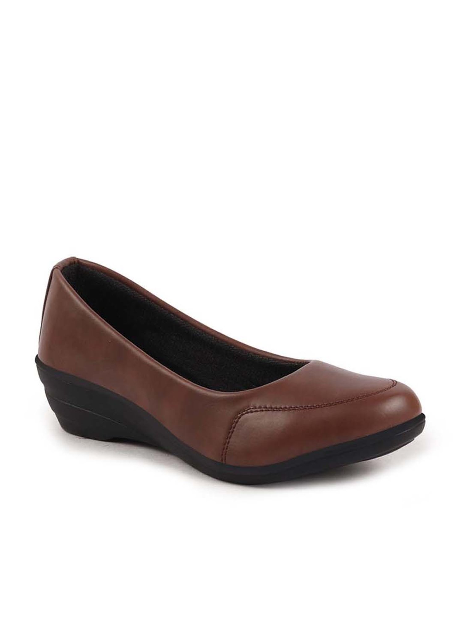 Fausto Women's Brown Wedge Ballets