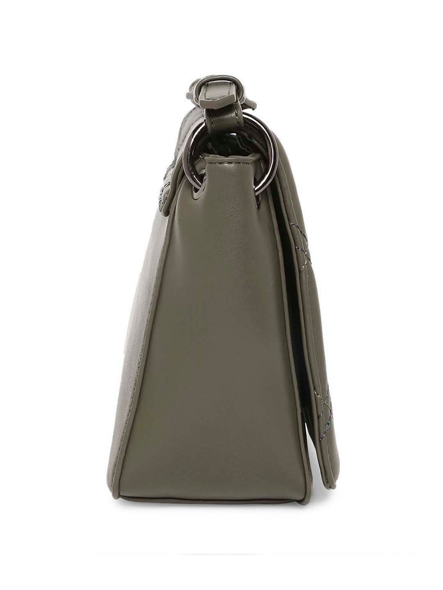 Marina Galanti Olive Quilted Medium Sling Handbag