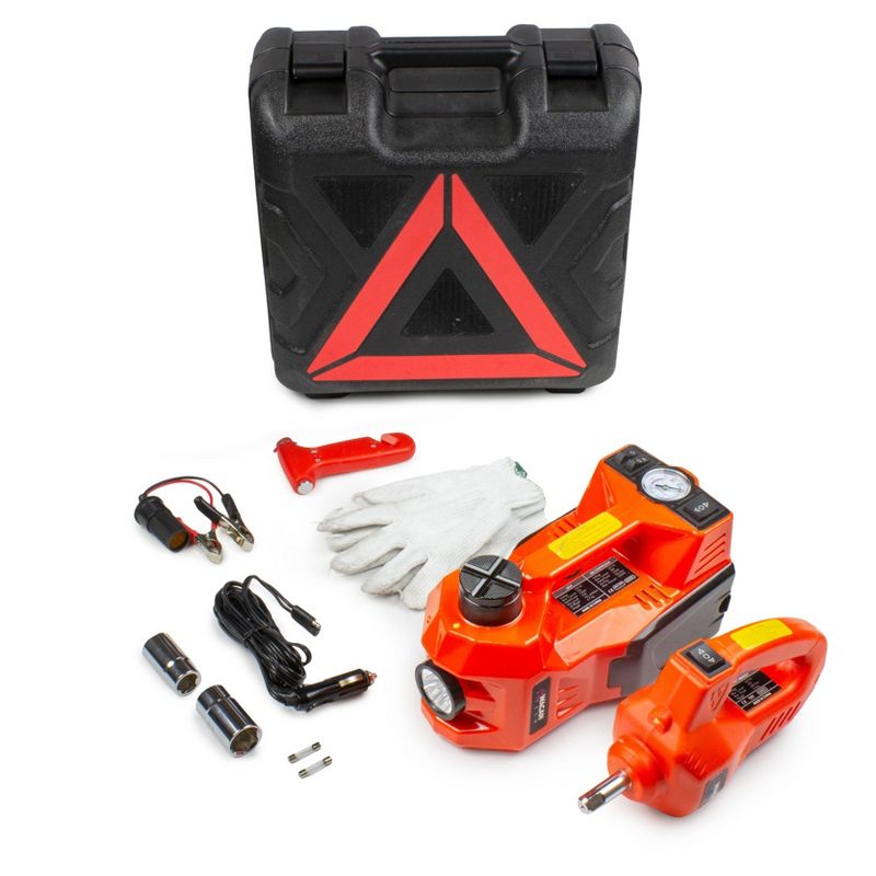 Wagan 3 in 1 Electric Jack Impact Wrench and Air Compressor Kit