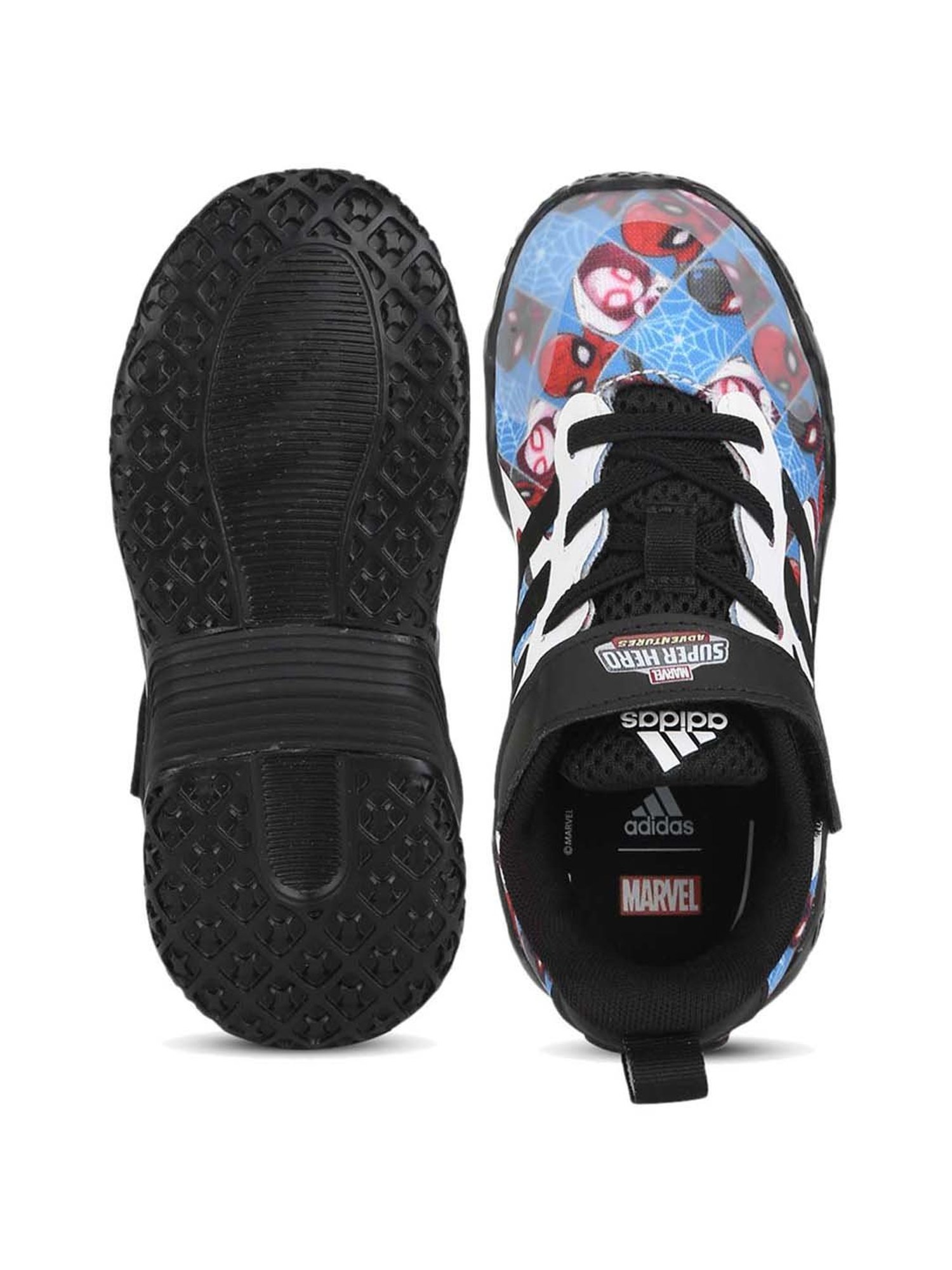 Asian Kids Core Black Running Shoes