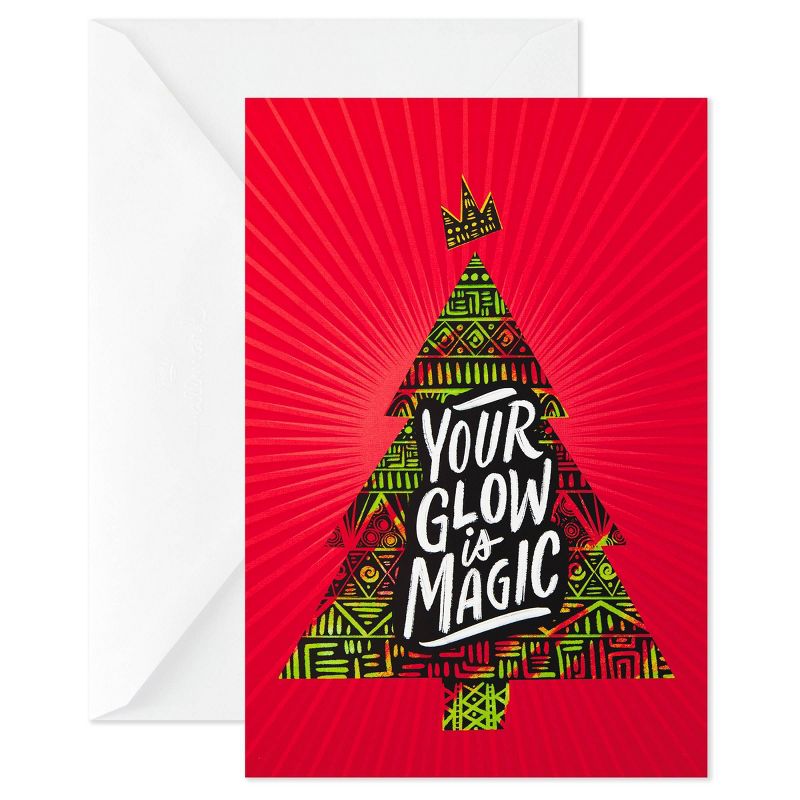 16ct Hallmark Mahogany Glow is Magic Tree Boxed Cards