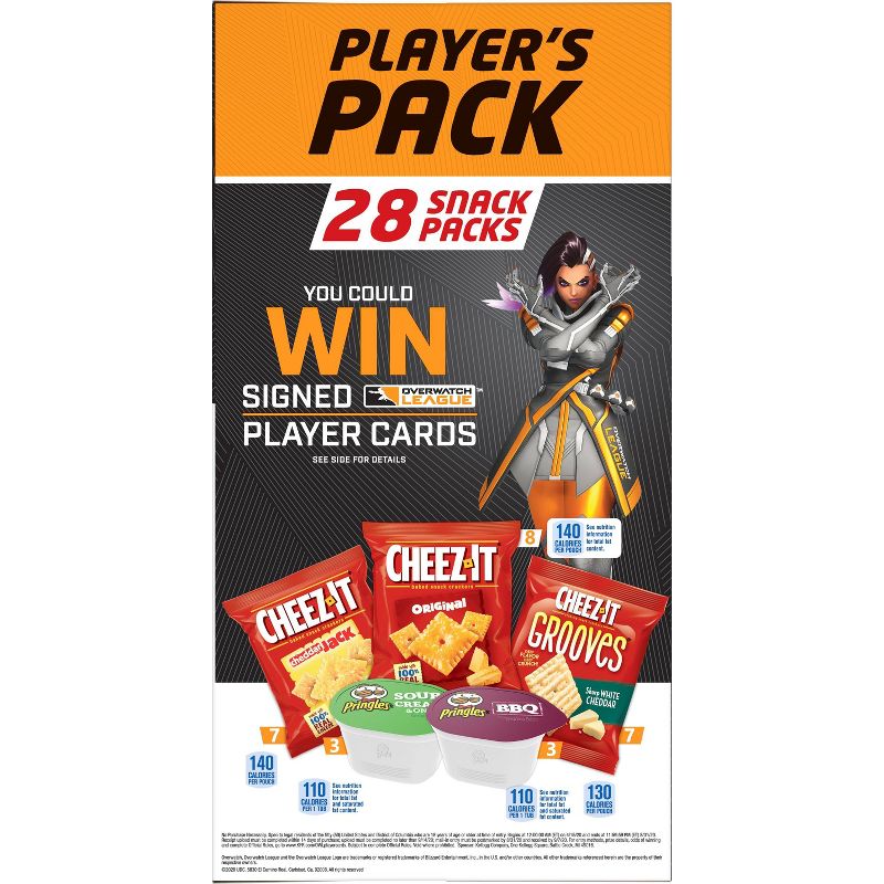 Cheez-It Overwatch Players Pack Potato Crips Chips - 26oz/28ct